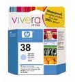 HP C9418A 38 Lt Cy Ink Ctg